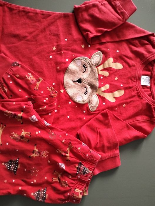 Piżama z motywem świątecznym 110/116