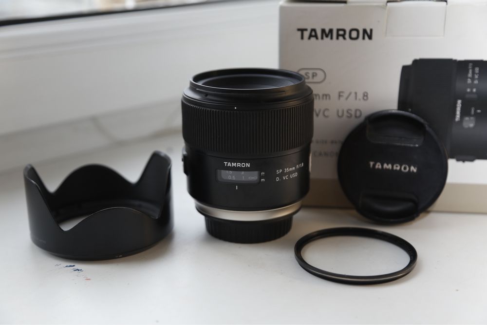Tamron VC USD, 35mm, F/1.8 на Canon