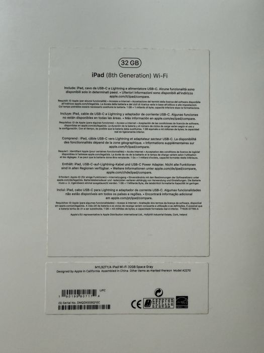 Ipad 8 geraçao 32GB