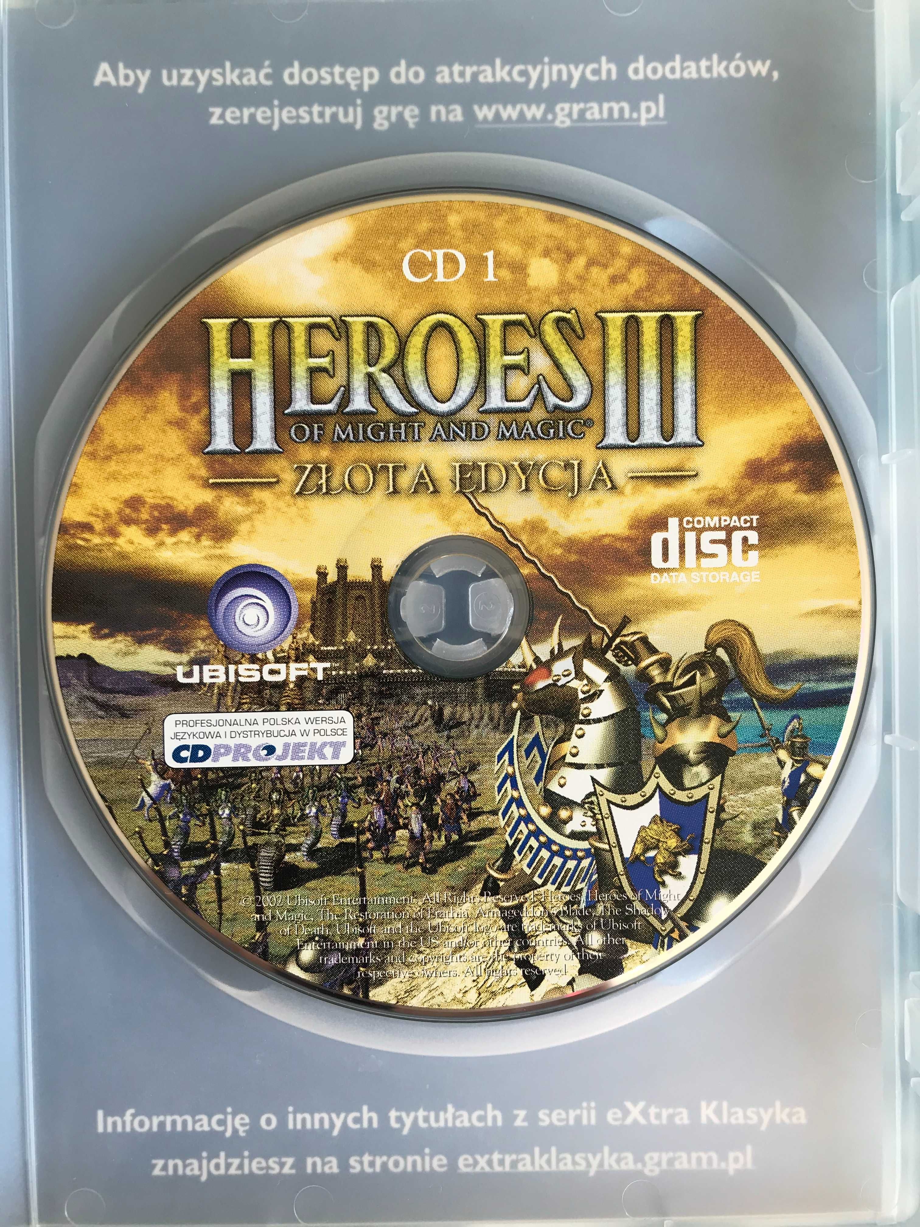 Saga Heroes of Might & Magic I-III 4xCD Ubisoft 2002, 2006