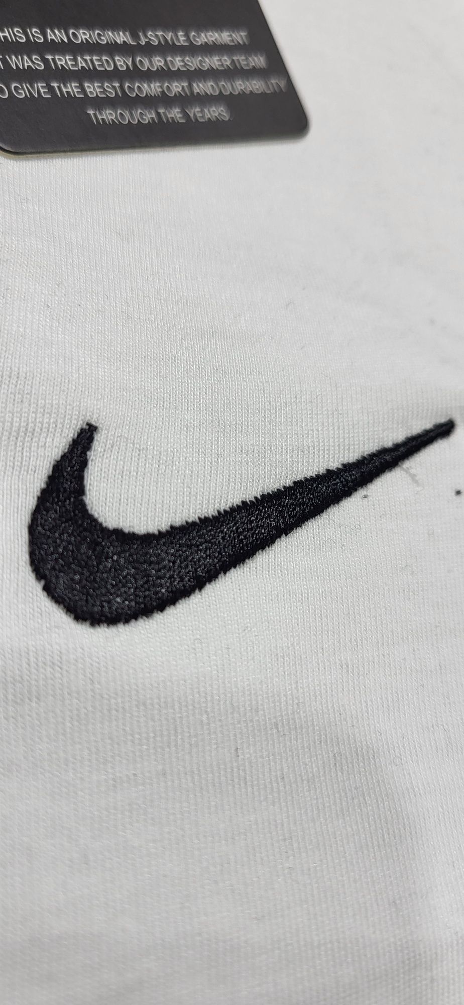 Biała koszulka męska t-shirt młodzieżowa bawełna premium M