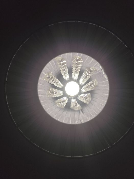 Lampa wisząca z kryształkami