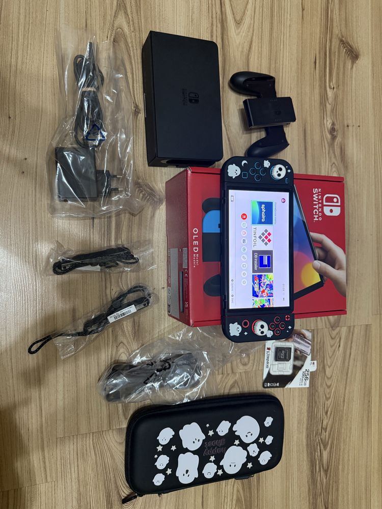 Przerobiona Nintendo Switch Oled 256gb CFW Atmosphere Picofly Hekate