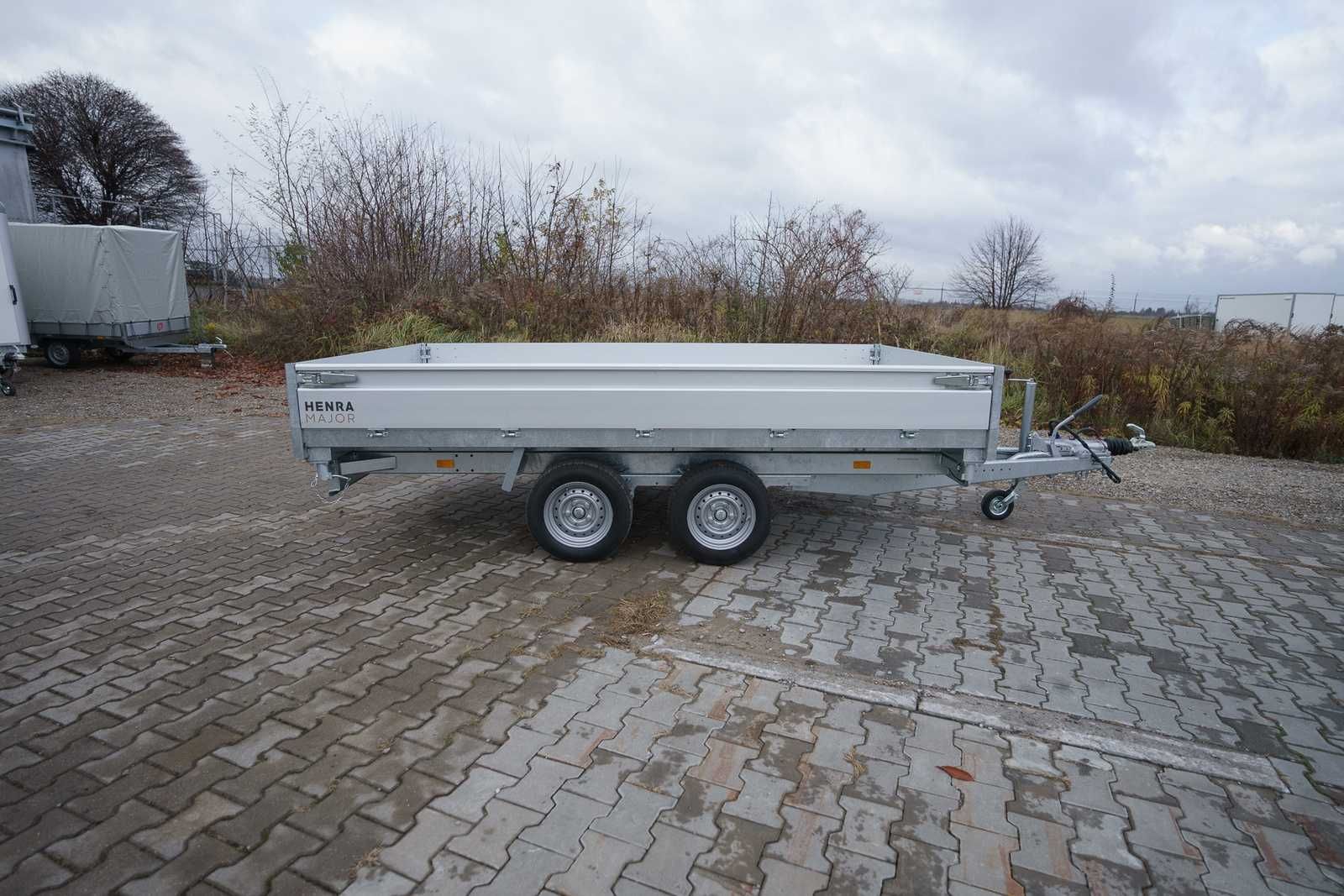 Wywrotka 3 strony Henra Tipper Trailer 331x185 o DMC:3500kg MEGA MOCNA