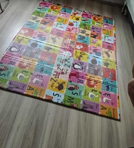 Mata Piankowa Edukacyjna Składana Dwustronna 120x180 Cm Nauka Dźwięków