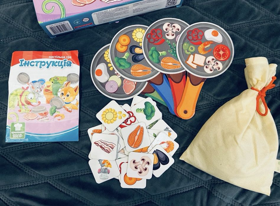 Класна дитяча настільна гра «Сковорідки» Vladi Toys 4–9 років