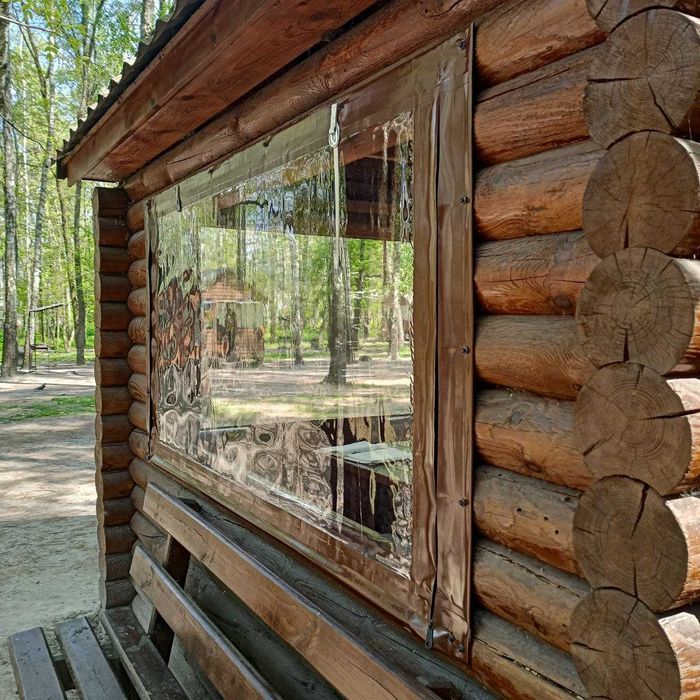 Вікна м'які-штори ПВХ для альтанки/тераси