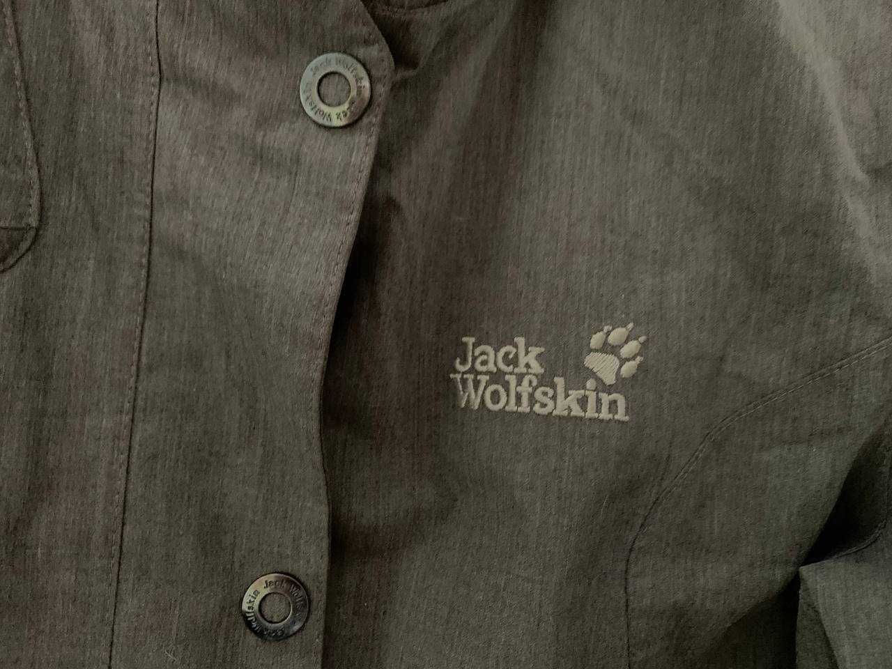 Jack wolfskin куртка вітровка texapore чоловіча коричнева  розмір м