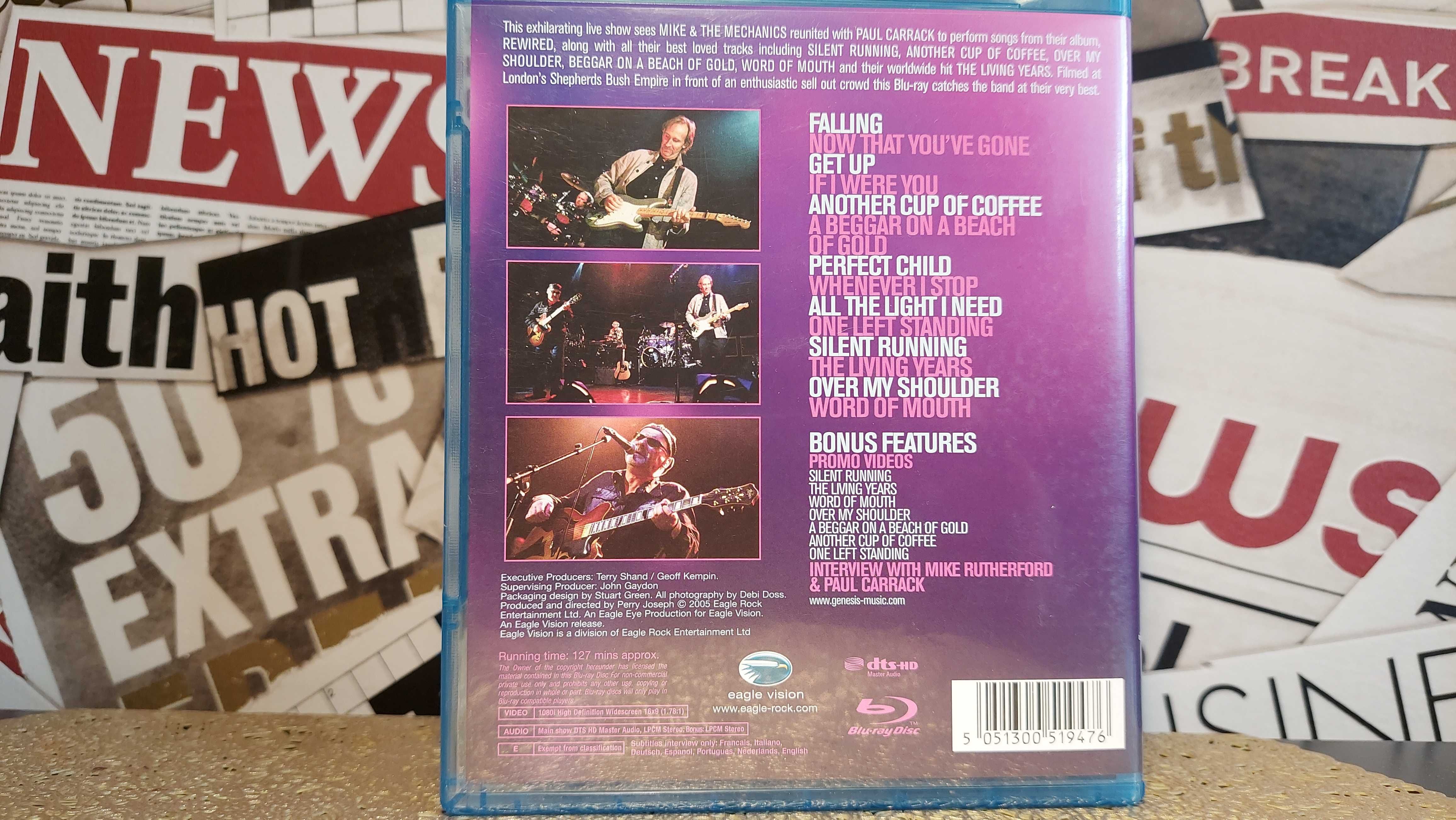 Mike & The Mechanics - Live At Shepherds Bush London Koncert Blu-ray