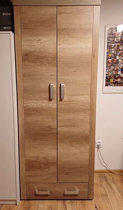 Szafa Solidna Zadbana z Szufladą Wys. 203 cm