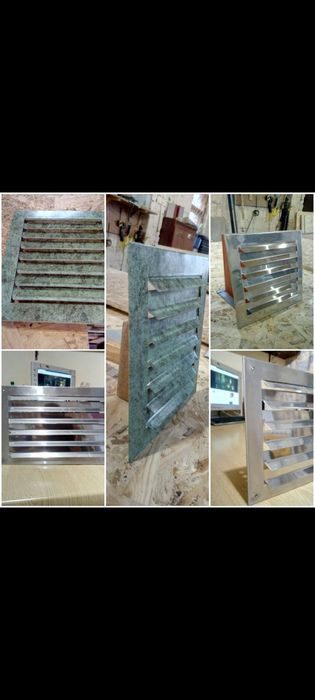 Вентиляційні решітки,  жалюзі,  накриття димоходів,  металевий сайдинг