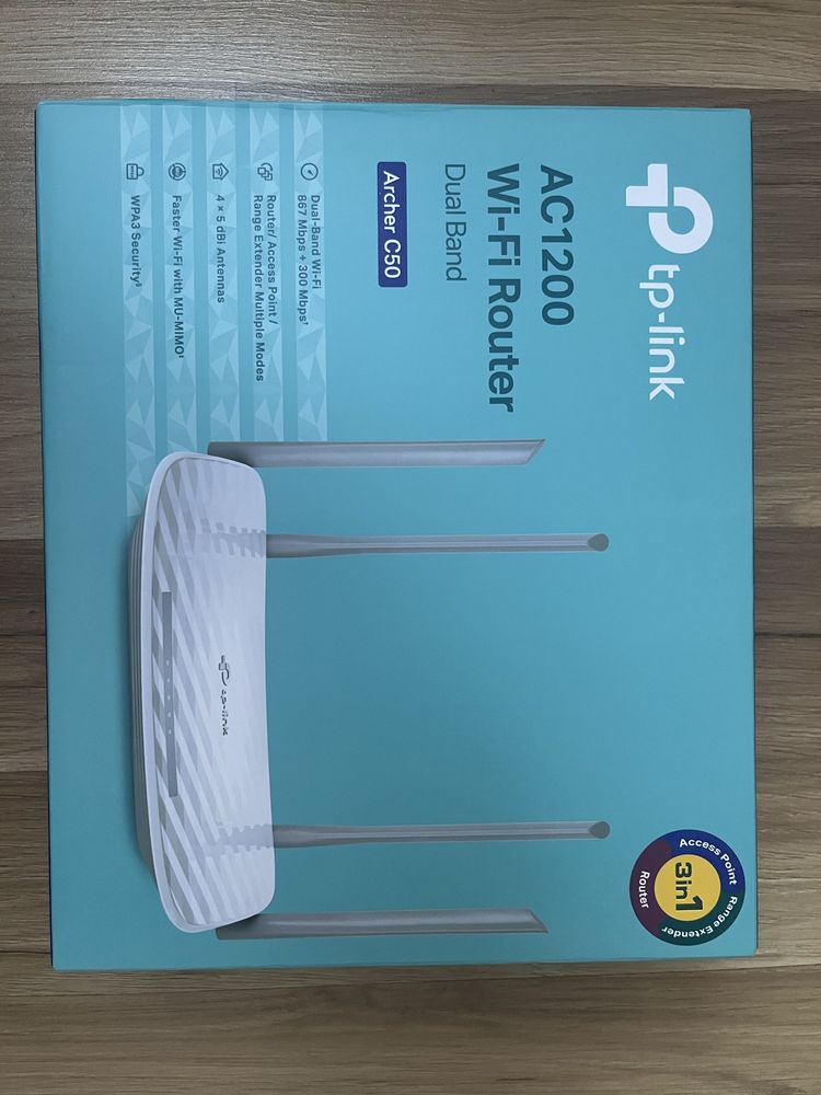 NOWY Router TP-LINK Archer C50 AC1200