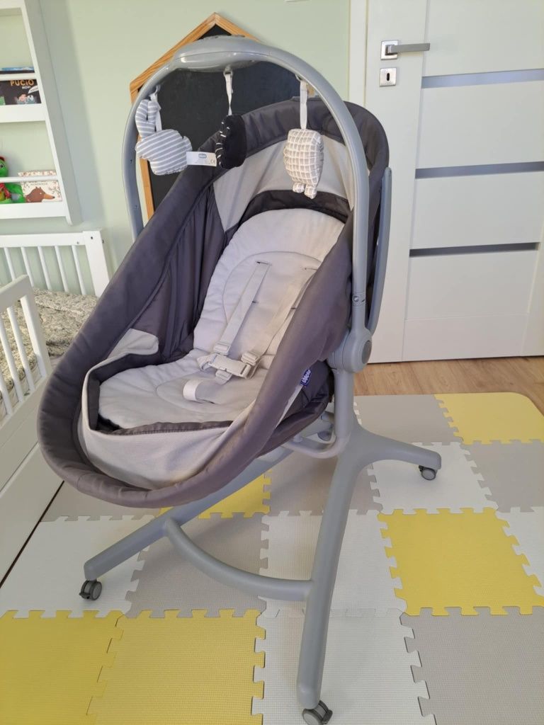 Chicco Łóżeczko Baby Hug Air 4w1 Dark Grey
