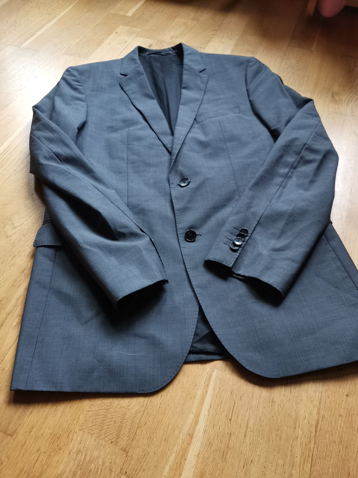 Hugo Boss marynarka premium z żywej wełny L