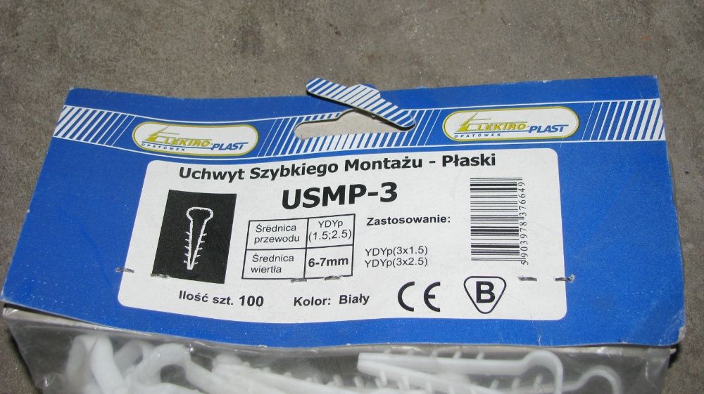 Uchwyt szybkiego montażu USMP-3 YDY-p 1,5/2,5