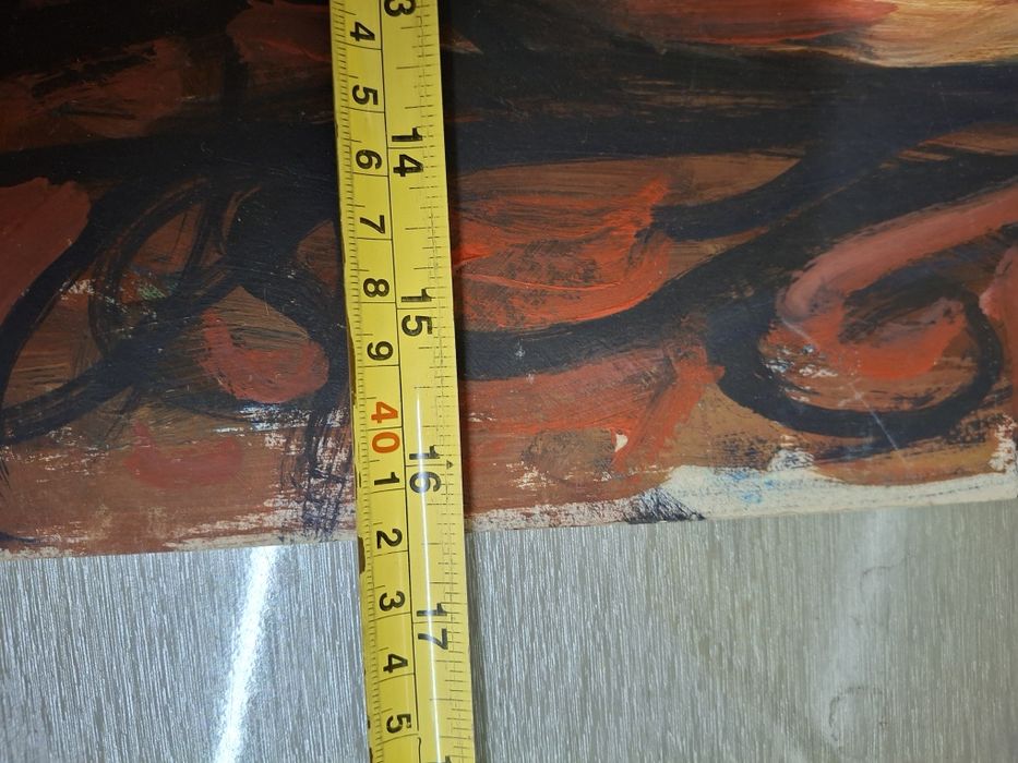 Quadro pintura óleo? Sobre cartão sexy