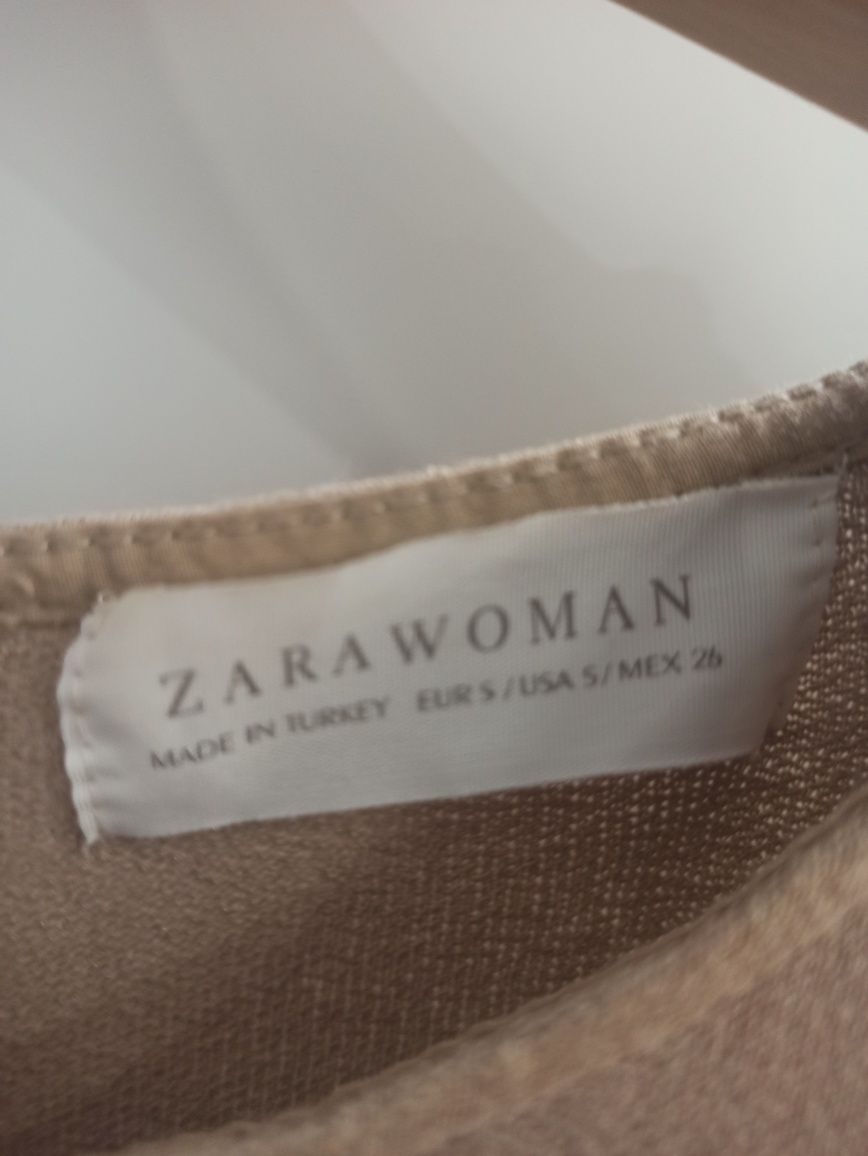 Bezowa bluzka Zara
