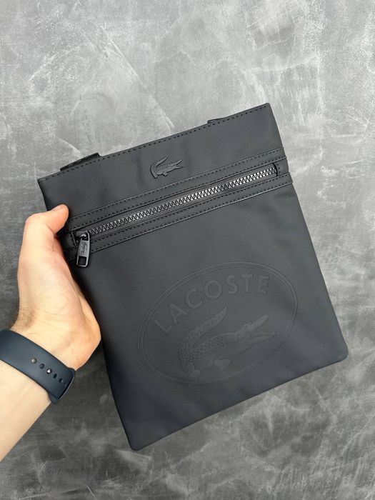 Купить мужскую сумку планшетку на  плече lacoste   чоловіча барсетка