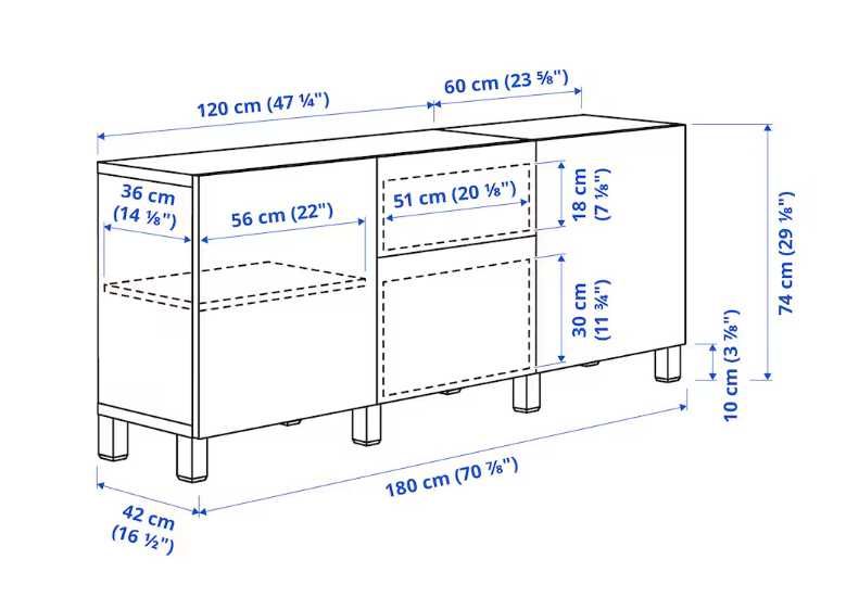 Komoda\Kombinacja z szufladami IKEA BESTÅ