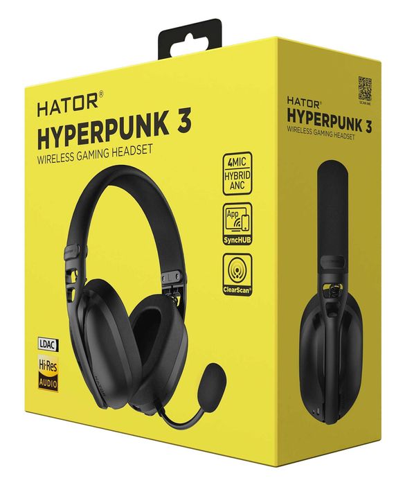 HATOR Hyperpunk 3 Wireless (czarne)