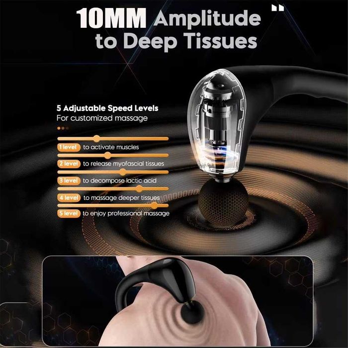 Zooma Pistolet do masażu, urządzenie do masażu karku