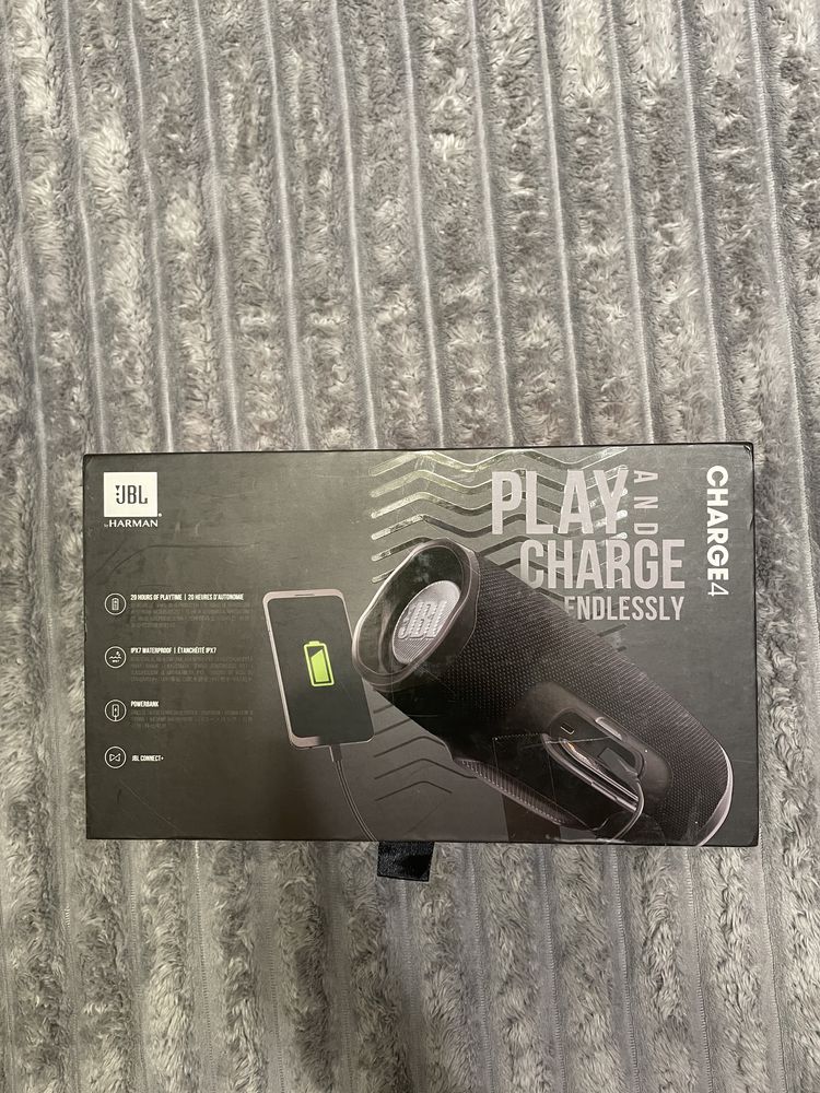 Портативная колонка JBL Charge 4 Black