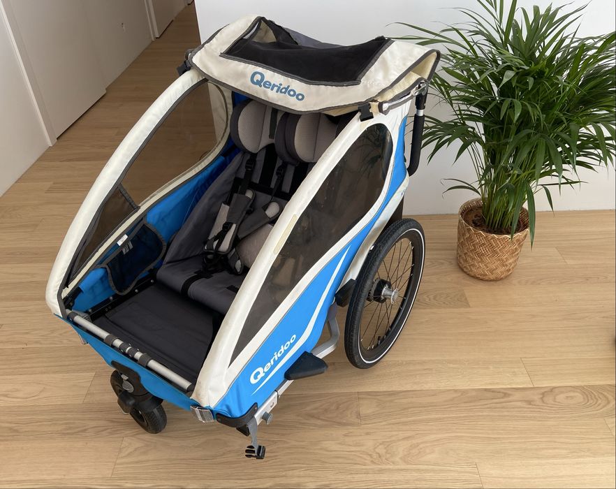 Qeridoo Kidgo 2 - przyczepka rowerowa, spacerówka