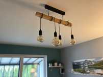 Lampa loft z zarówkami