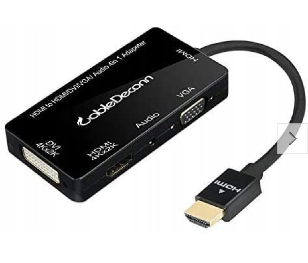 Wielofunkcyjny konwerter adaptera HDMI 4w1