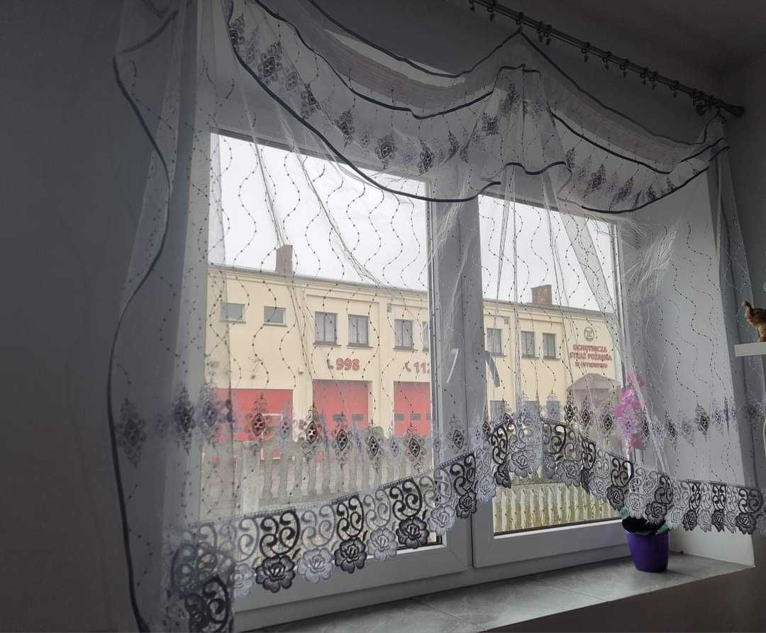 Firana zasłona na żabki