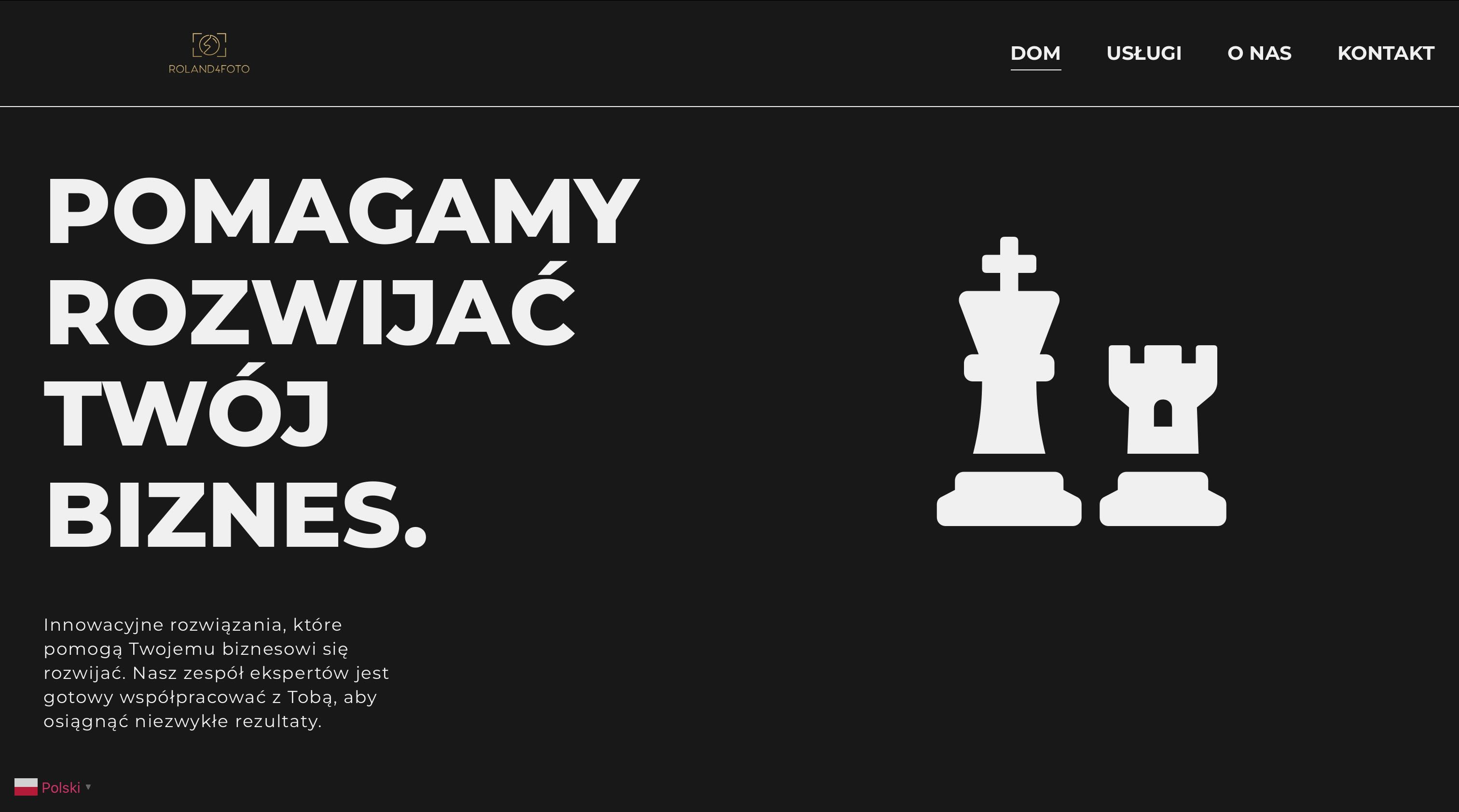 strona internetowa, zdjęcia, filmy, copywriting i marketing google ads