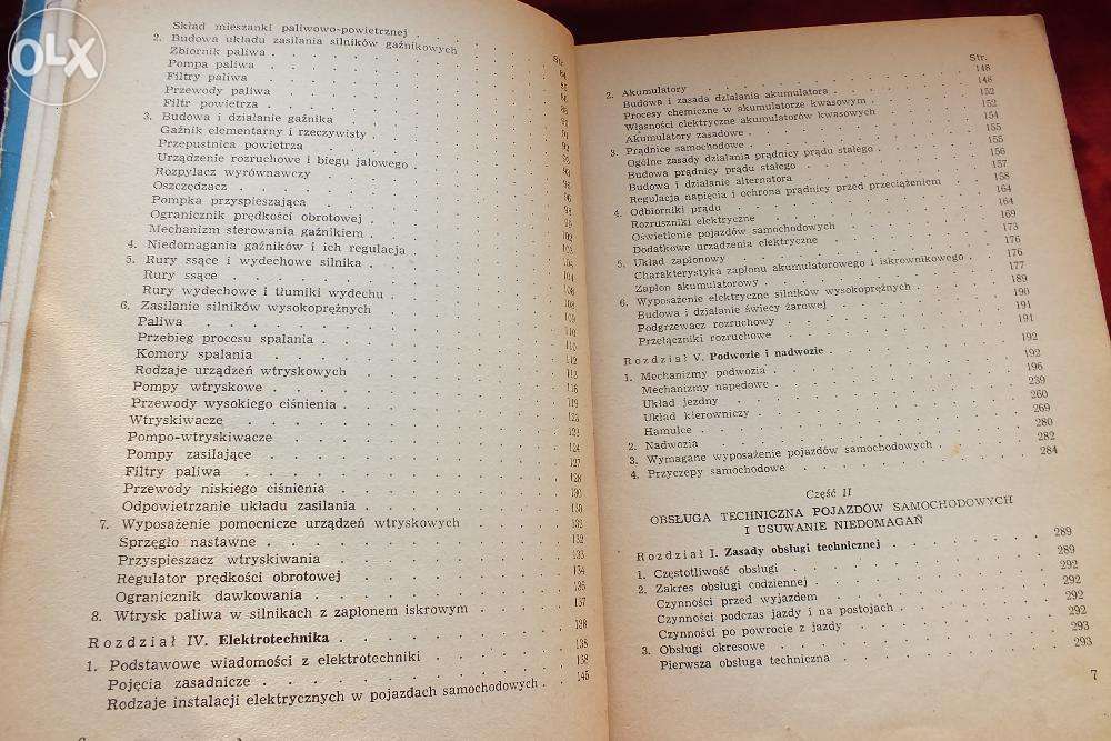 Stara książka Podręcznik kierowcy III kategorii z 1972r.