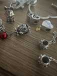 Zestaw charms zawieszka brelok łańcuszek zabezpieczający do Pandora