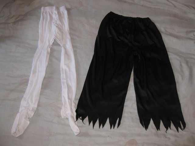 Новогодний костюм Штаны Пират Черт Белые колготы на утреник р. 116-128