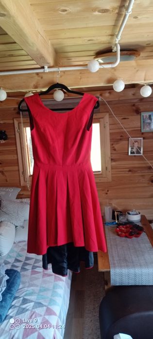 Sukienka wizytowa niesymetryczna rozmiar S