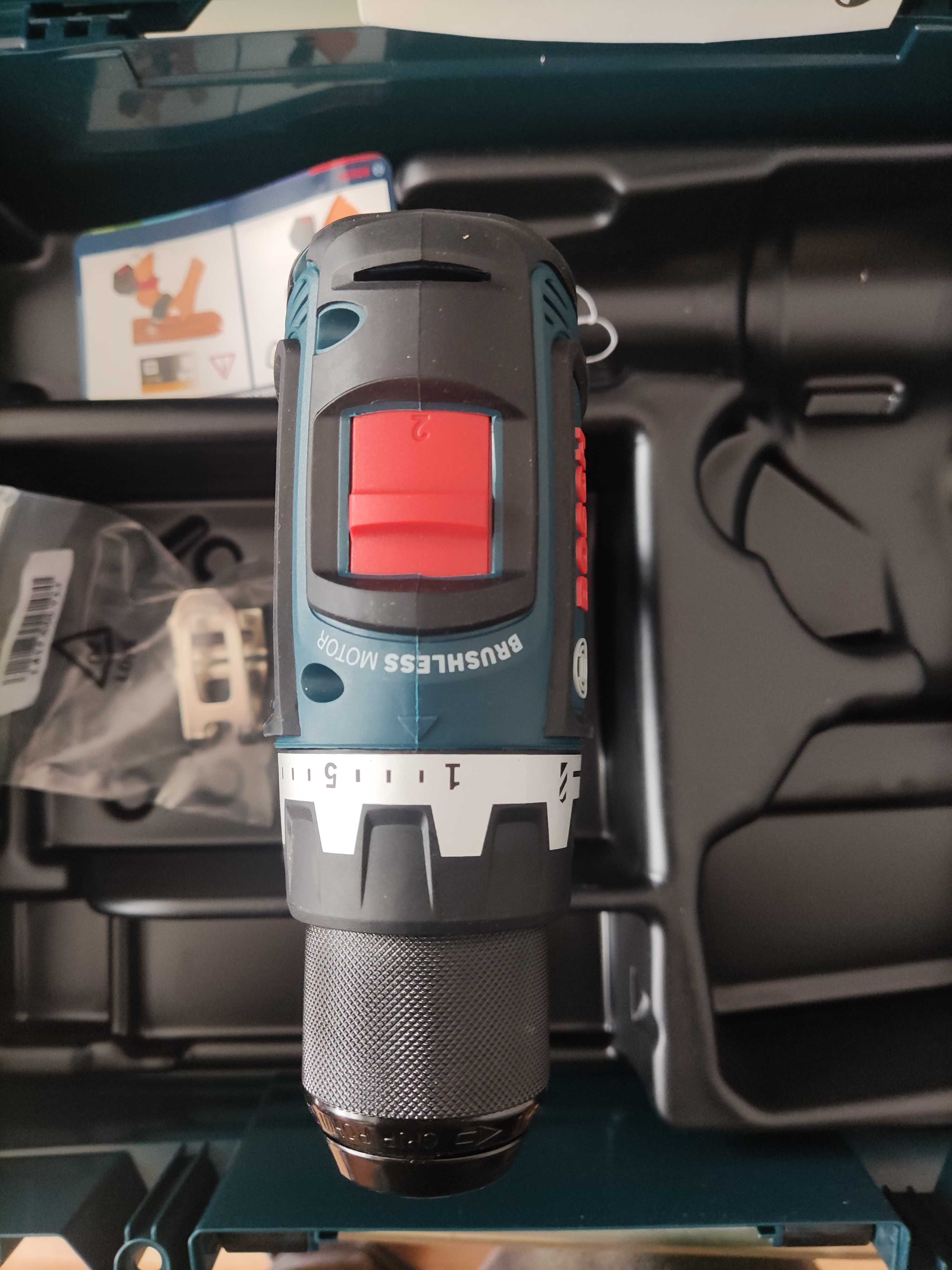 Wkrętarka Bosch GSR 18V-90C+2 aku 5.0Ah+ład+wal L-BOXX 136