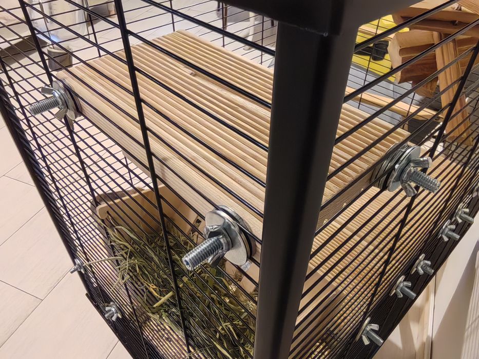 Półka narożna 16cm dla szynszyli i gryzoni