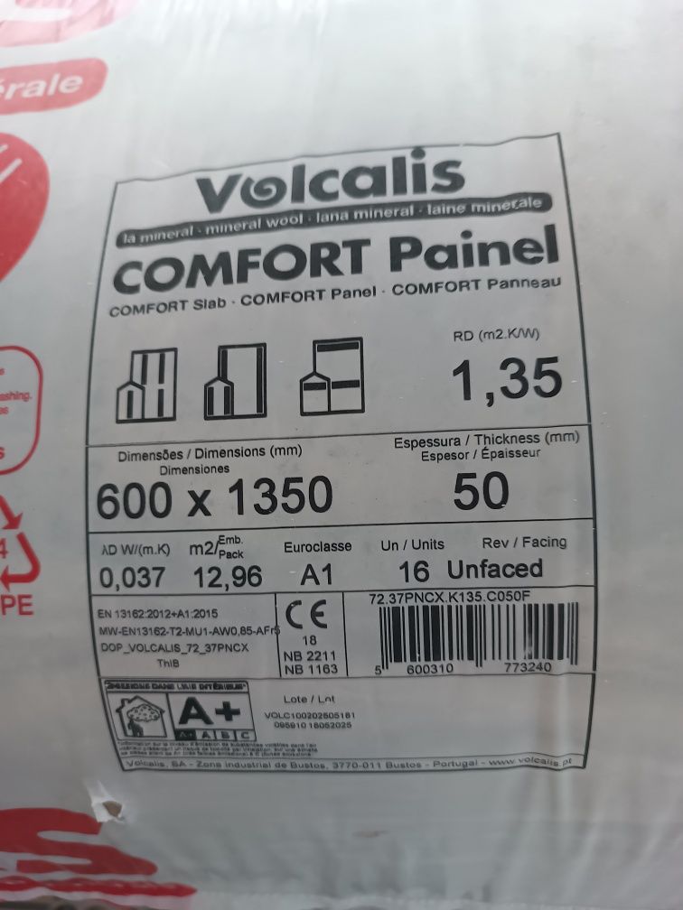 Lã para isolamento