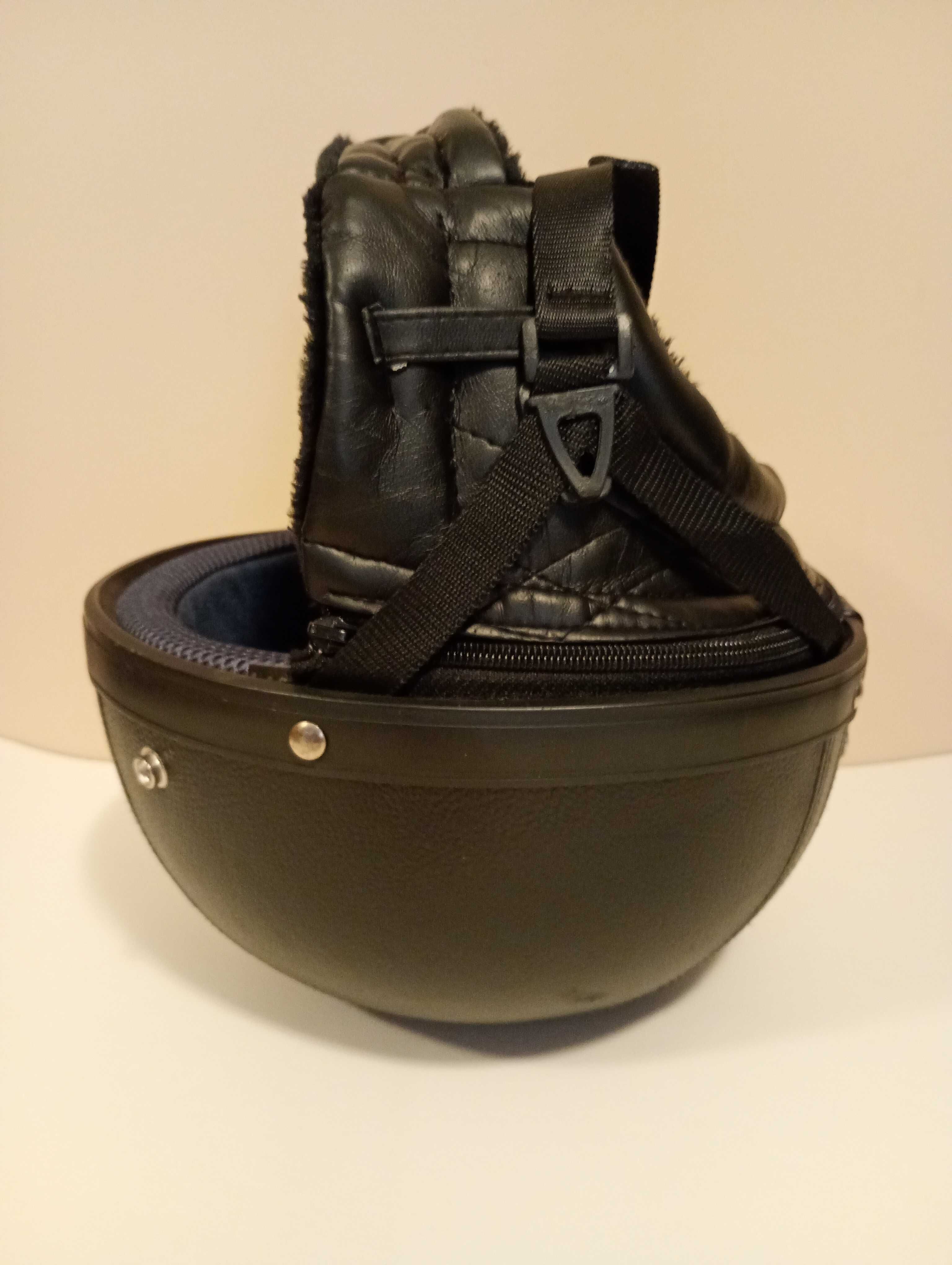Kask na motor w stylu vintage używany
