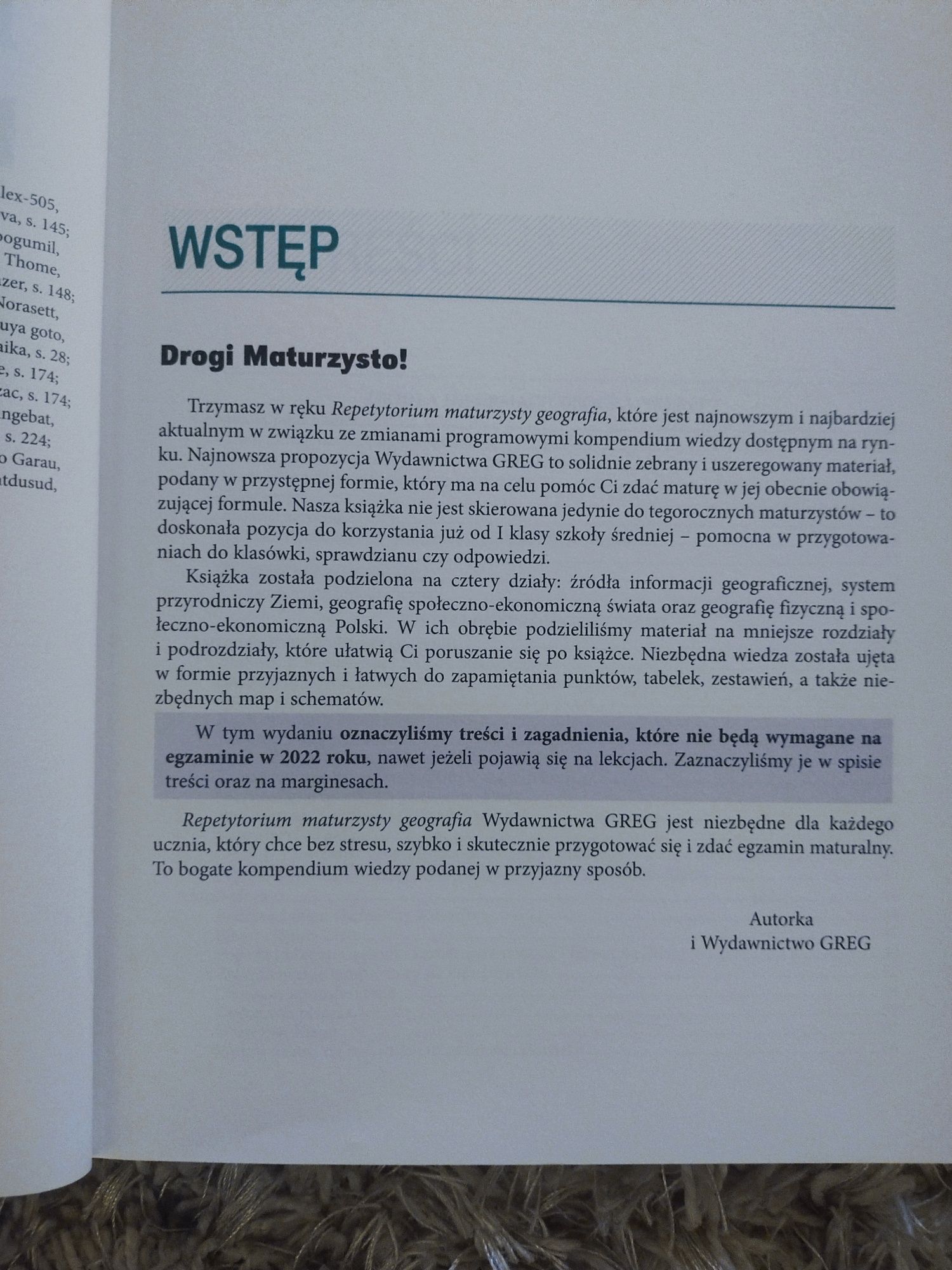 Repetytorium maturzysty Geografia Greg