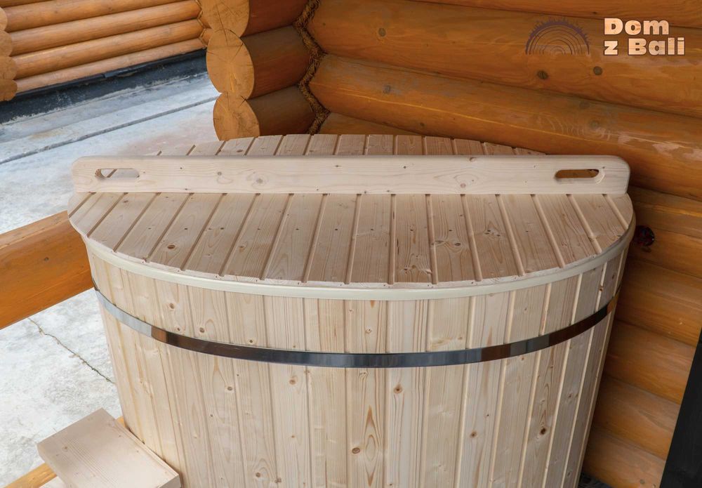Pokrywa do Balii i ogrodowej do sauny, bani (drewniana)