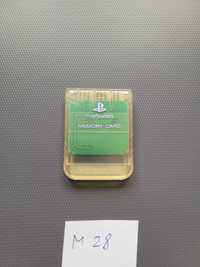 Oryginalna karta pamięci Sony PlayStation PSX SCPH-1020C Crystal