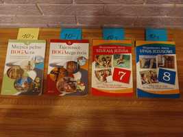 Książki do religii: 4 , 6 , 7 , 8 klasy podstawowej