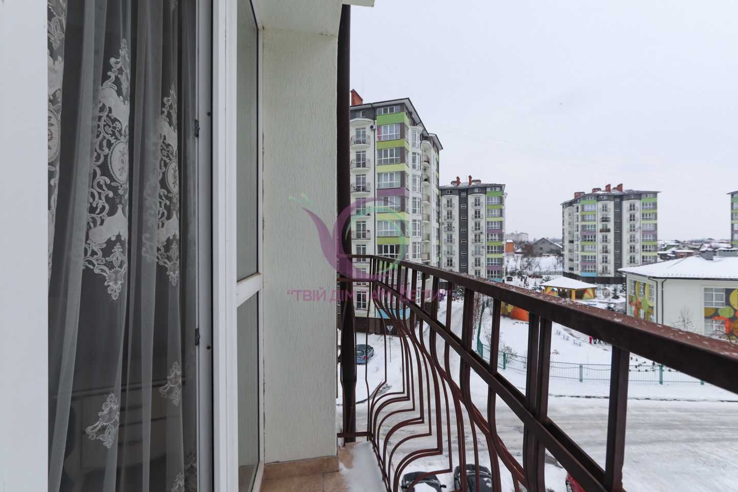 2-к. квартира в новобудові з ремонтом та лоджією за вул. Слобідська