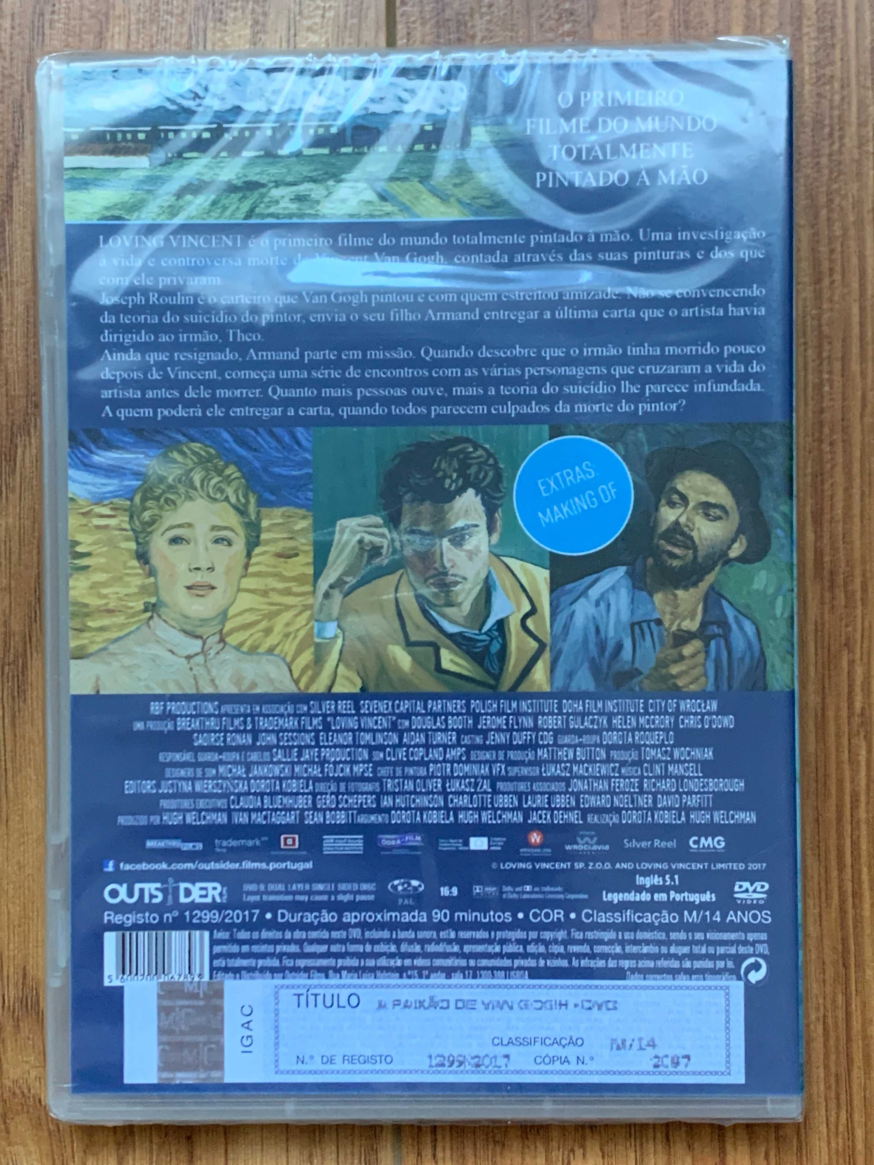 A Paixão de Van Gogh - dvd - Novo e Selado