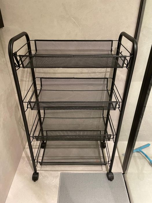 Półka regał na kółkach do łazienki lub kuchni