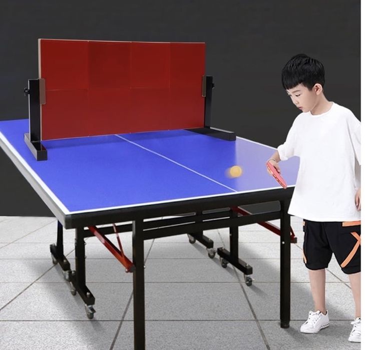 Tabela de retorno de tenis de mesa, ping pong, 8 borrachas de topo