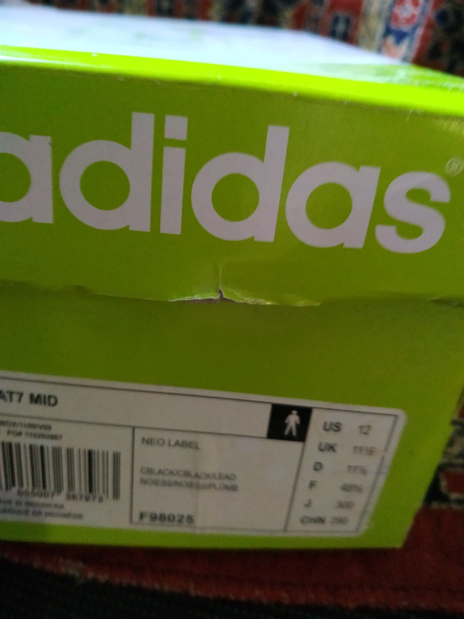 Качественные кожаные кроссовки "Adidas", 45 размер