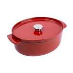 Garnek żeliwny KitchenAid 5,6 L czerwony