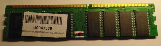 память оперативка 1 GB и 256 mb DDR400